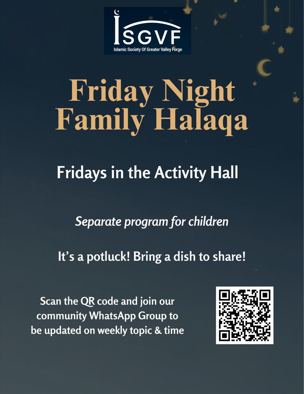 Friday Night Family Halaqa