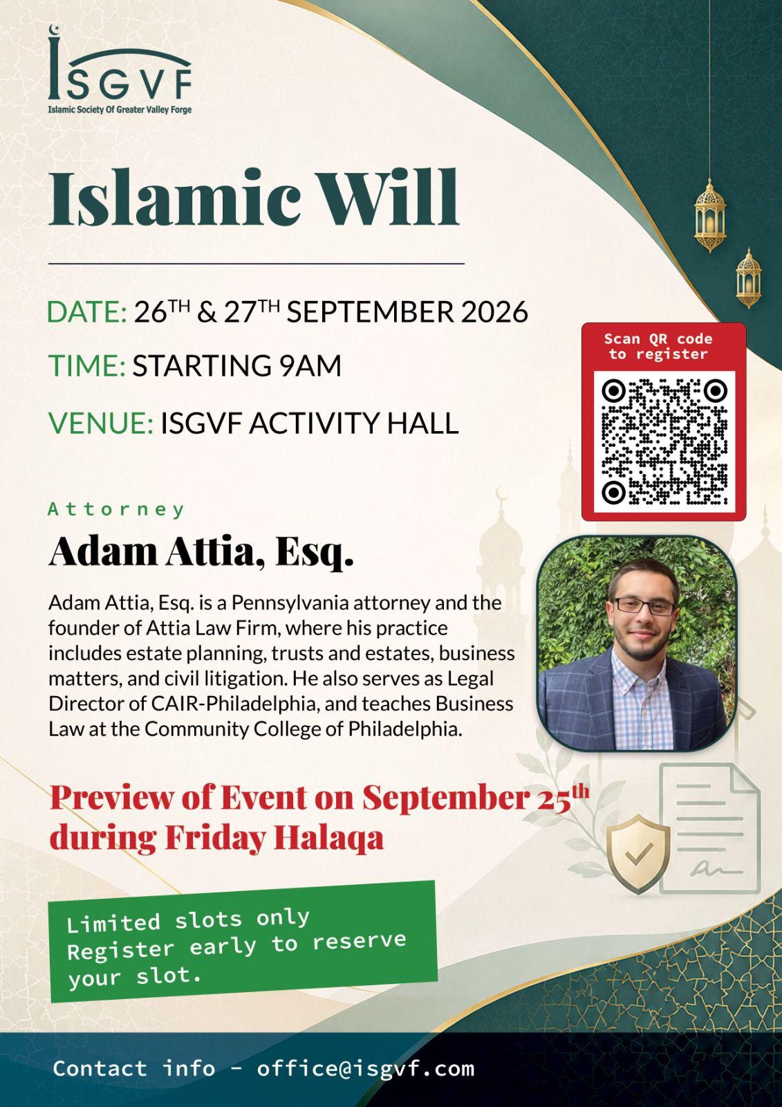 Islamic Will