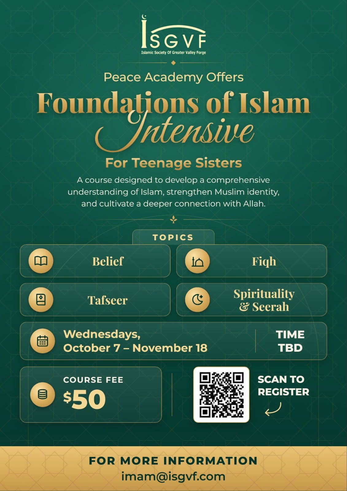 ISGVF Event Flier